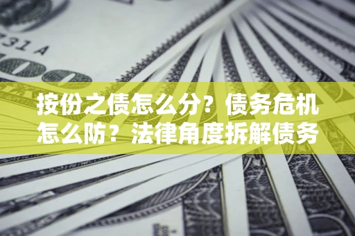 北京按份之债怎么分？债务危机怎么防？法律角度拆解债务分配与风险自保指南