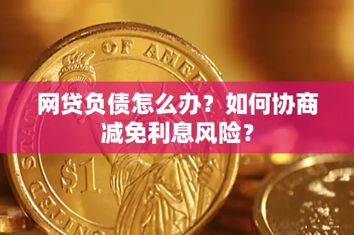 北京网贷负债怎么办？如何协商减免利息风险？