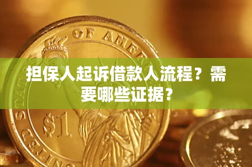 北京担保人起诉借款人流程?需要哪些证据? 北京担保人起诉借款人流程?需要哪些证据?