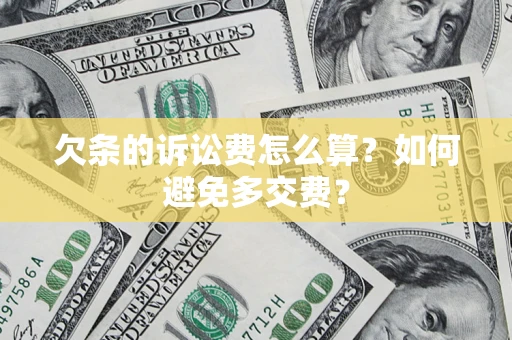 北京欠条的诉讼费怎么算？如何避免多交费？