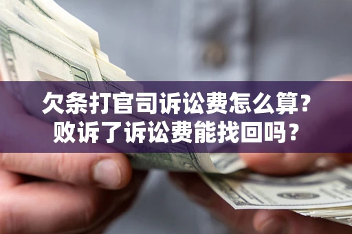 北京欠条打官司诉讼费怎么算？败诉了诉讼费能找回吗？