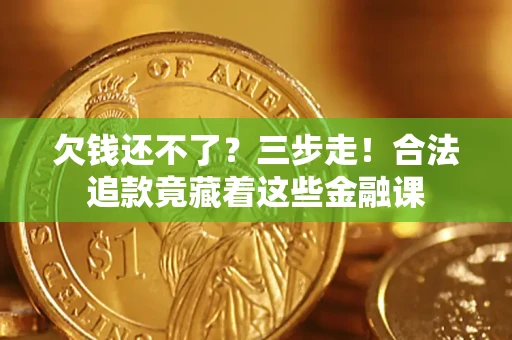 北京欠钱还不了？三步走！合法追款竟藏着这些金融课