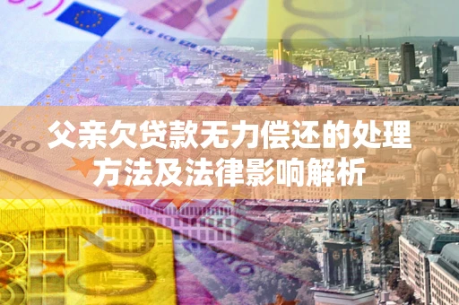 北京父亲欠贷款无力偿还的处理方法及法律影响解析