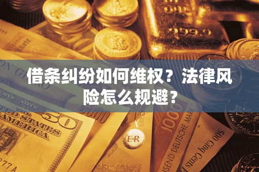 北京借条纠纷如何维权？法律风险怎么规避？