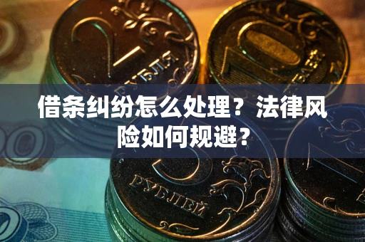 北京借条纠纷怎么处理？法律风险如何规避？
