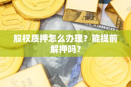北京股权质押怎么办理？能提前解押吗？